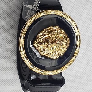 Genuine Leather Belt Black Size 110/125