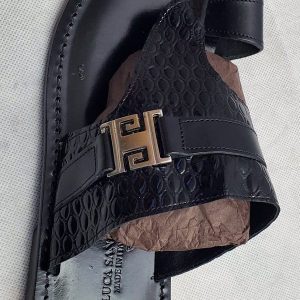 New Vero Cuoio Black Slippers