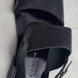 Vero Cuoio Black Italian Sandal