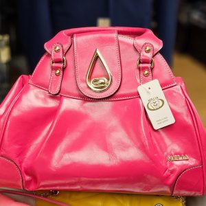 Pink Melia Luxury Designer Bag Made In Italy