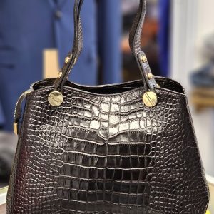 Black MiaMia Luxury Designer Bag Made In Italy