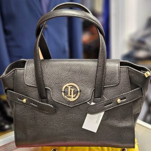 Black Lavinial Luxury Designer Bag Made In Italy