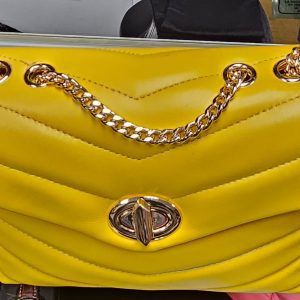 Elegant Italian Stylish Yellow Bag